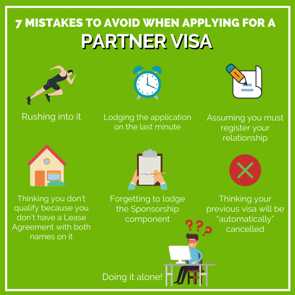 applying for partner visa in australia